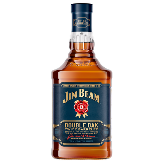 Jim Beam Straight Bourbon Double Oak Twice Barreled 86 - 750ML - Front