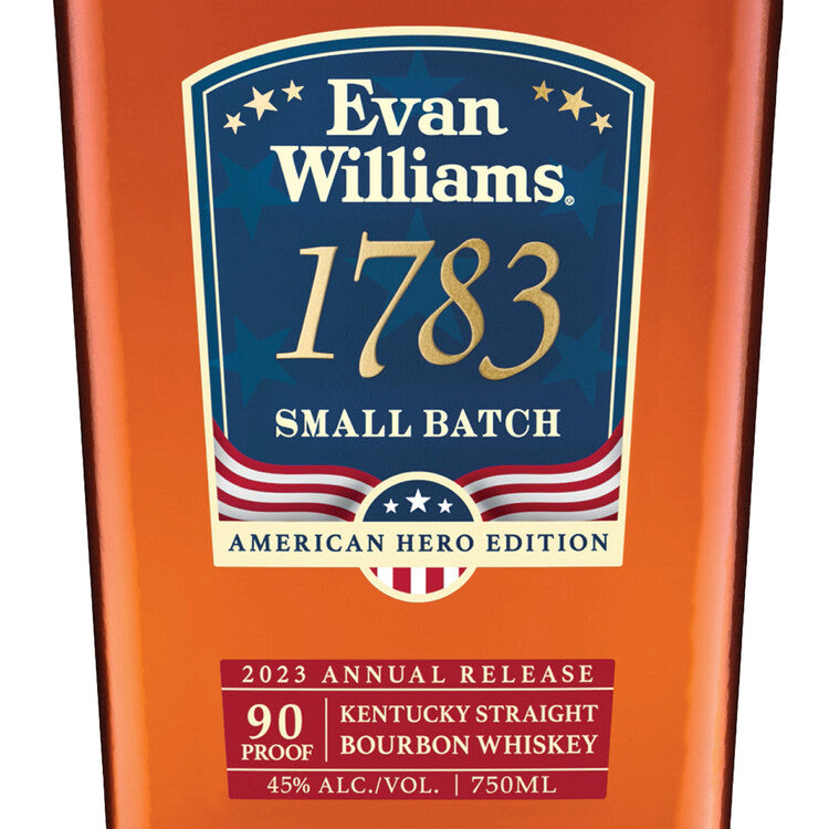 Evan Williams Straight Bourbon 1783 Small Batch American Hero Edition - 750ML