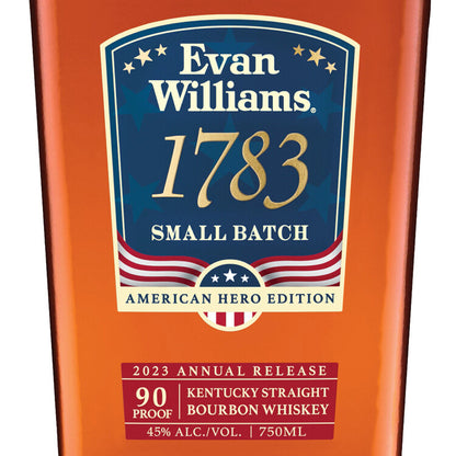 Evan Williams Straight Bourbon 1783 Small Batch American Hero Edition - 750ML