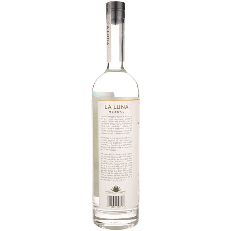 La Luna Mezcal Chino Silvestre 97.02 - 750ML - Back
