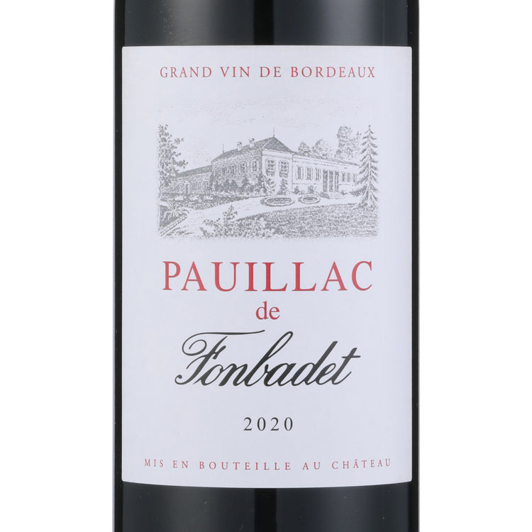 Pauillac De Fonbadet Pauillac 2020 - 750ML - Front Label