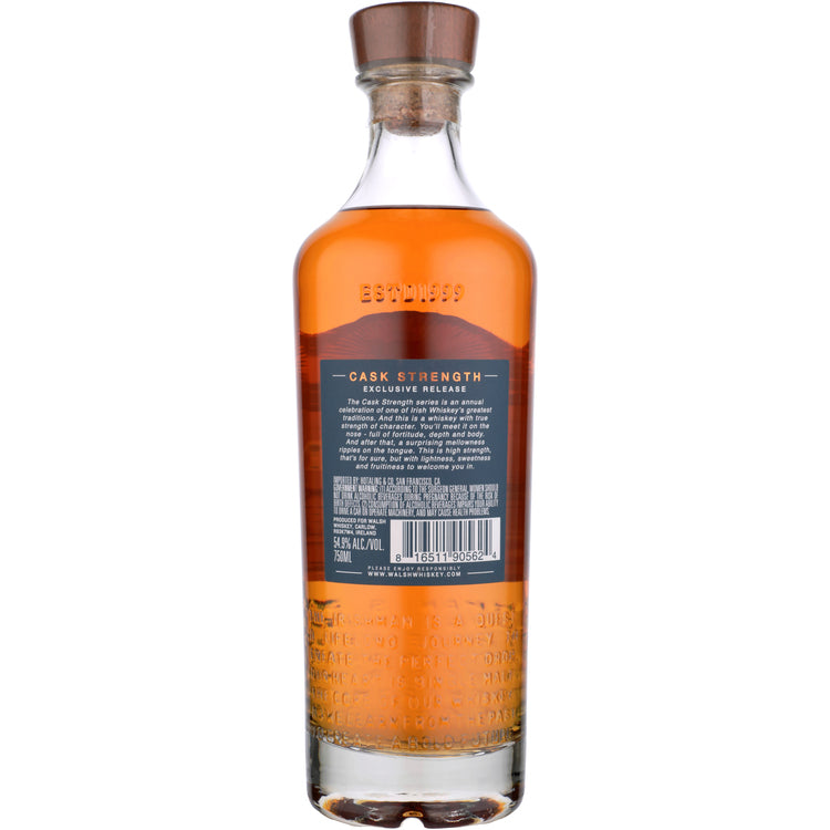 The Irishman Blended Irish Whiskey Small Batch Cask Strength 109.8 - 750ML - Back