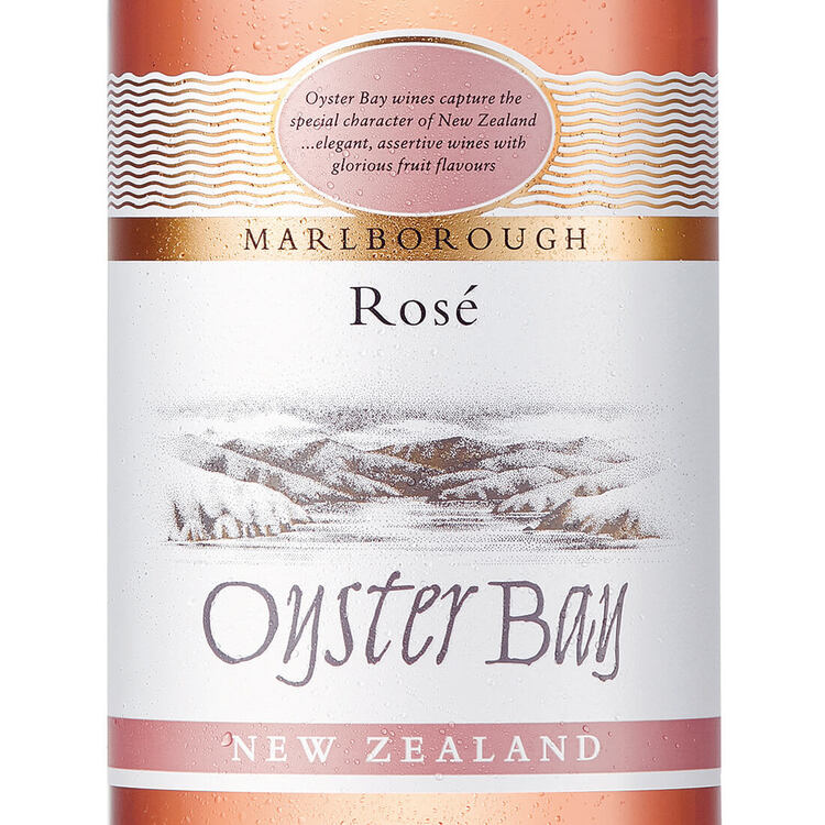 Oyster Bay Rose Wine Marlborough - 750ML - Front Label