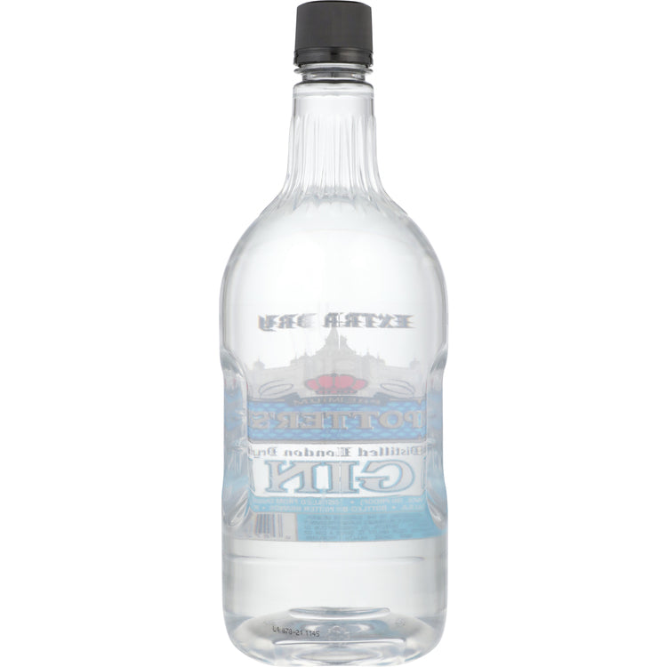 Potter's London Dry Gin 80 - 1.75L - Back