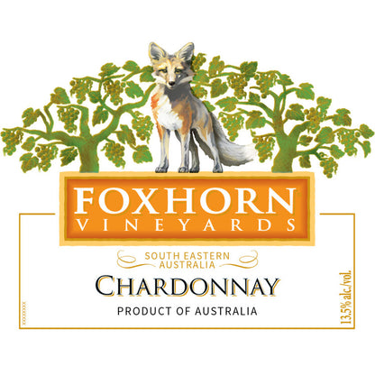 Foxhorn Chardonnay International - 1.5L - Front Label