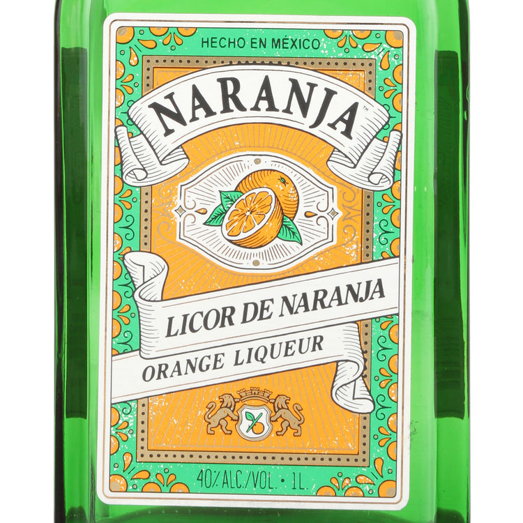 Naranja Orange Liqueur Licor De Naranja 80 - 1.0L - Front Label