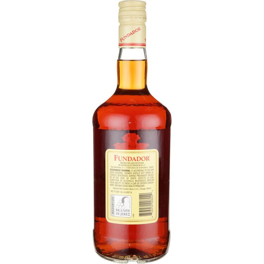 Fundador Brandy De Jerez Solera Reserva 80 - 1.0L - Back