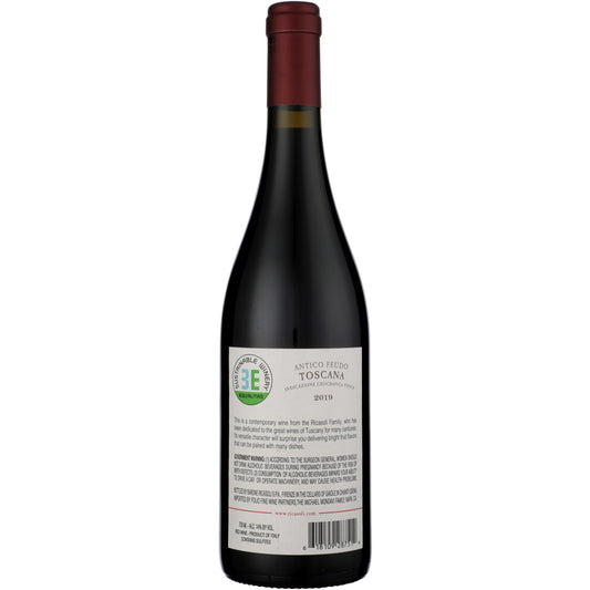 Barone Ricasoli Toscana Rosso Antico Feudo 2022 - 750ML - Back