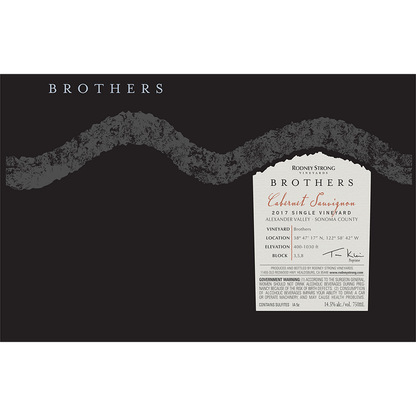 Rodney Strong Cabernet Sauvignon Brothers Vineyard Alexander Valley 20 - 750ML