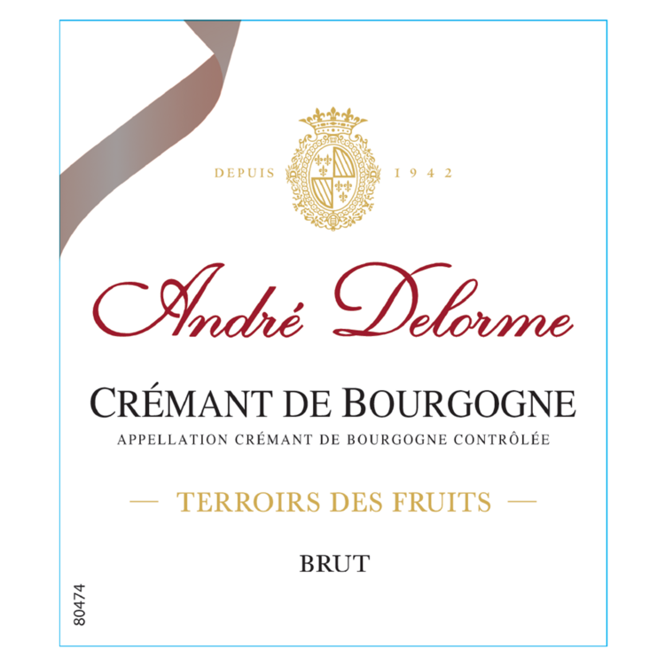 Andre Delorme Cremant De Bourgogne Brut Terroir Des Fruits - 750ML - Front Label
