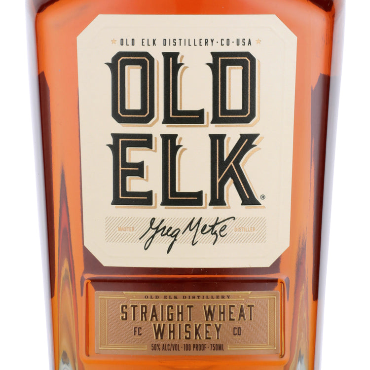 Old Elk Straight Wheat Whiskey 6 Yr 100 - 750ML - Front Label