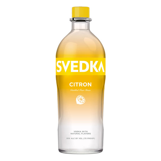 Svedka Lemon Flavored Vodka Citron 70 - 1.75L