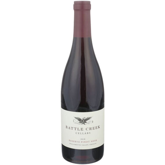 Battle Creek Cellars Pinot Noir Reserve Willamette Valley 2018 - 750ML