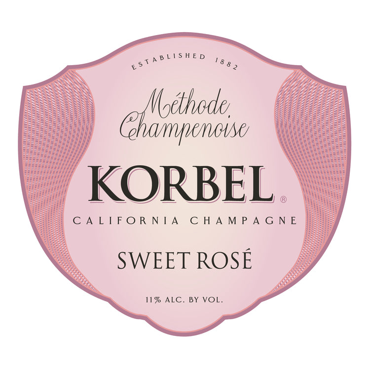 Korbel Sweet Rose California - 750ML - Front Label