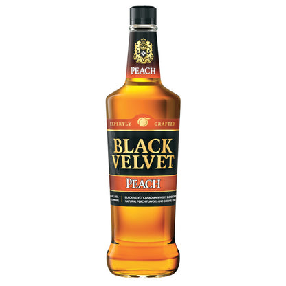 Black Velvet Peach Flavored Whiskey 70 - 750ML - Front
