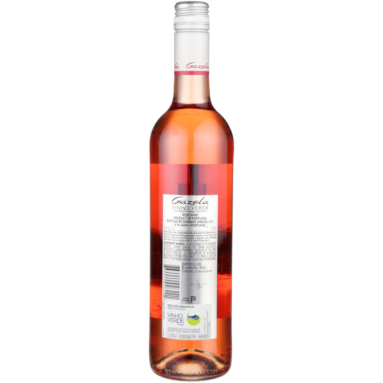 Gazela Rose Wine Portugal - 750ML - Back