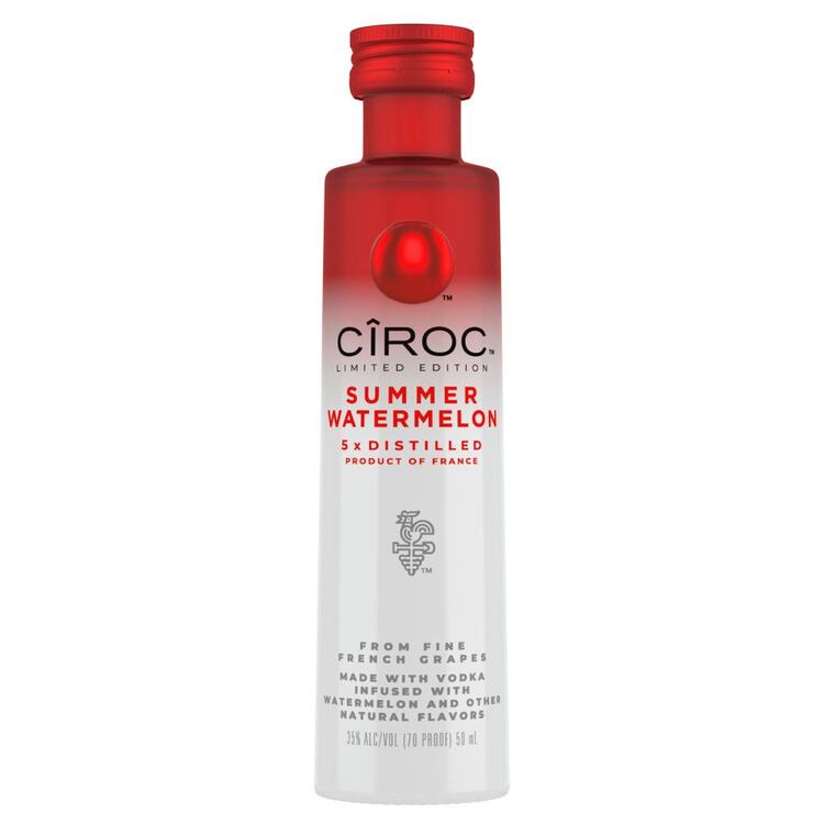 Ciroc Summer Watermelon Flavored Vodka Limited Edition 70 - 50ML - Front