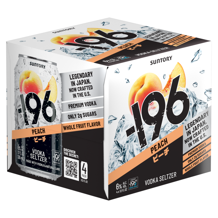 -196 Peach Vodka Soda & Peach Cocktail 12 - 355ML