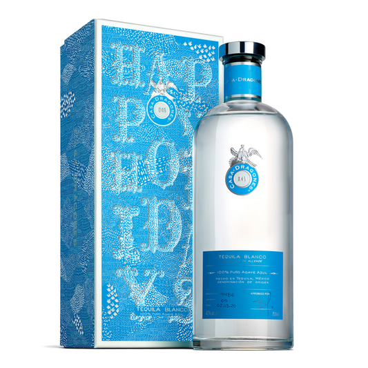 Casa Dragones Tequila Blanco 80 W/ Holiday Gift Box - 750ML - Front
