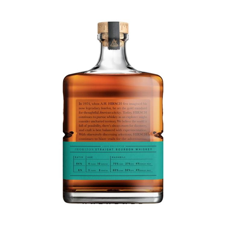Hirsch Straight Bourbon The Horizon 92 - 750ML - Back