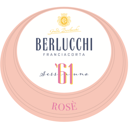Berlucchi Franciacorta Brut Rose '61 - 750ML - Front Label