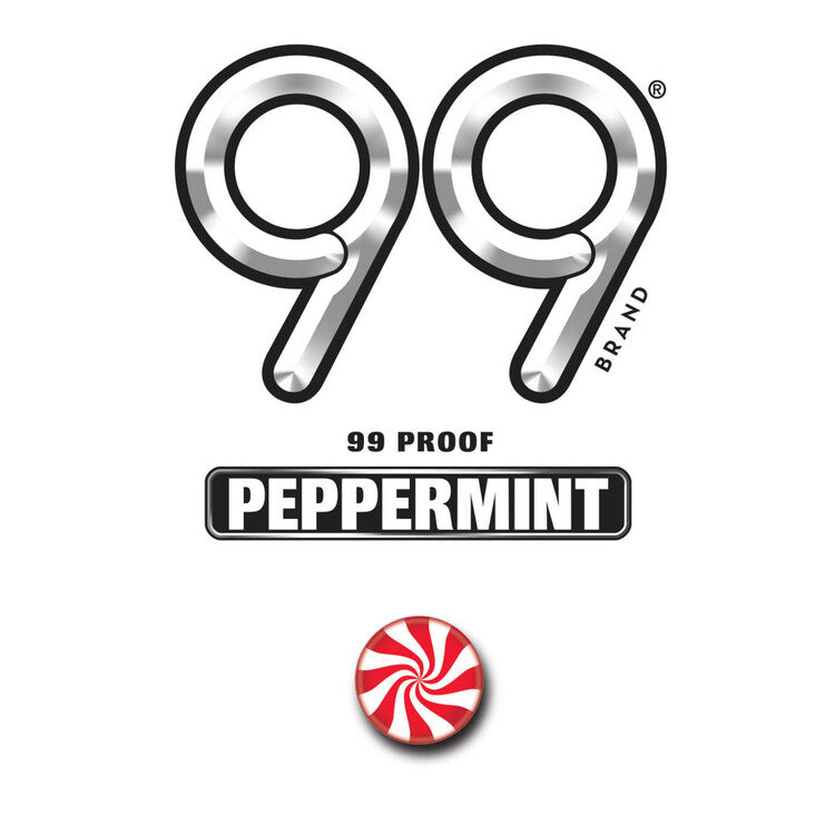 99 Brand Peppermint Schnapps 99 - 750ML - Front Label