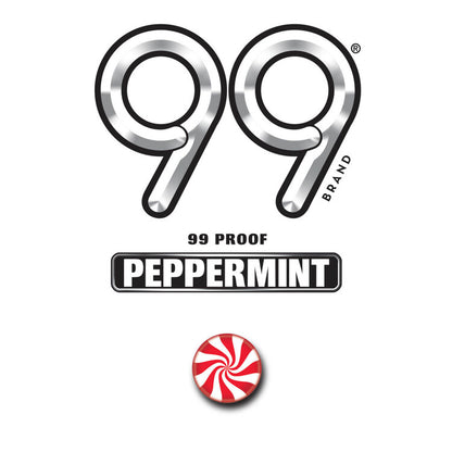 99 Brand Peppermint Schnapps 99 - 750ML - Front Label