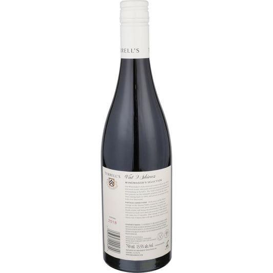Tyrrell's Wines Shiraz Vat 9 Hunter Valley 2019 - 750ML - Back