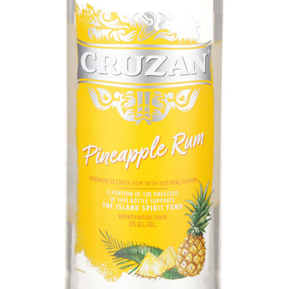 Cruzan Pineapple Flavored Rum 42 - 750ML - Front Label