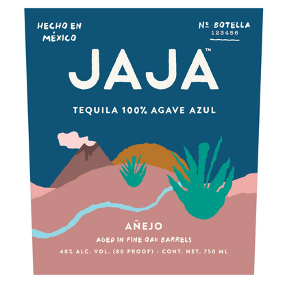 Jaja Tequila Anejo 80 - 750ML - Front Label