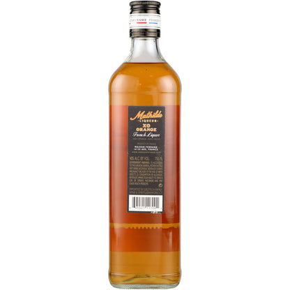Mathilde Orange & Cognac Liqueur Grand Mathilde Xo 80 - 750ML - Back