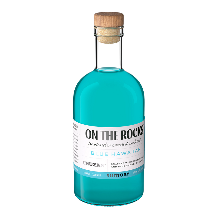 Otr-On The Rocks Blue Hawaiian With Cruzan Rum And Blue Curacao 40 - 750ML - Front Label