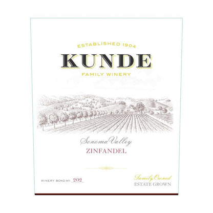 Kunde Family Estate Zinfandel Sonoma Valley 2021 - 750ML