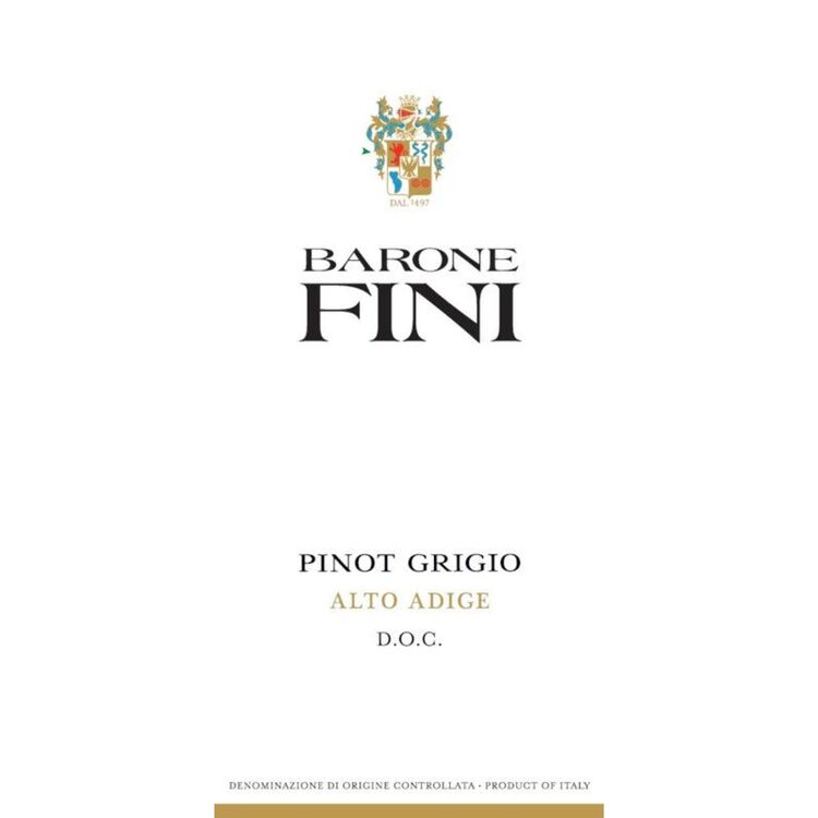 Barone Fini Pinot Grigio Alto Adige - 750ML - Front Label