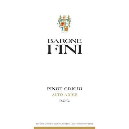 Barone Fini Pinot Grigio Alto Adige - 750ML - Front Label