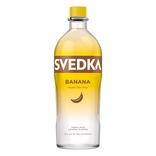 Svedka Banana Flavored Vodka 70 - 1.75L - Front