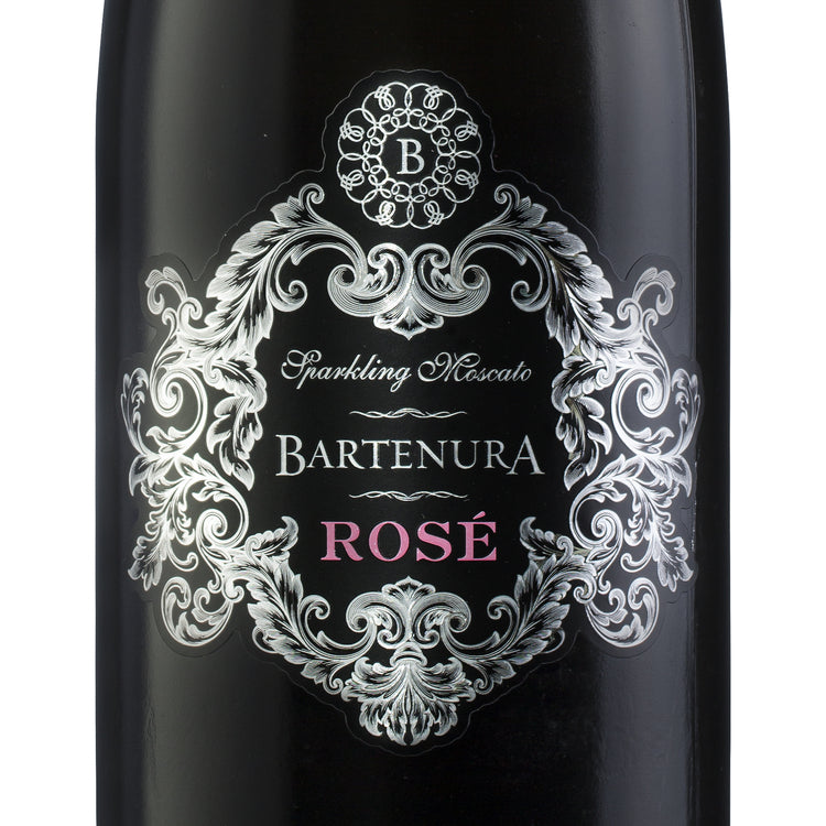 Bartenura Sparkling Moscato Rose Piemonte - 750ML - Front Label