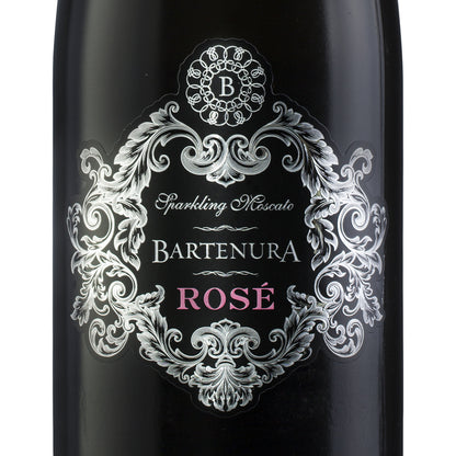 Bartenura Sparkling Moscato Rose Piemonte - 750ML - Front Label