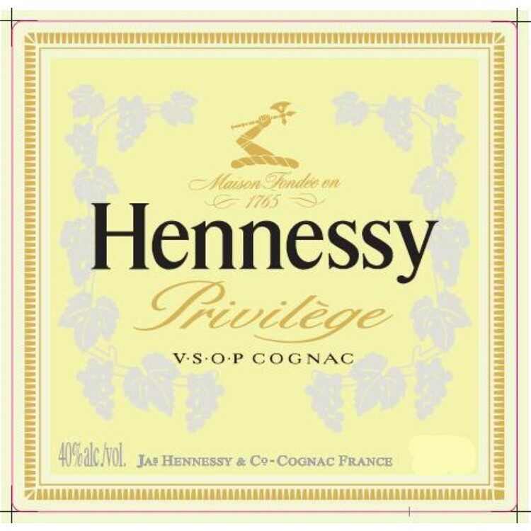 Hennessy Cognac Vsop 80 - 1.75L - Front Label