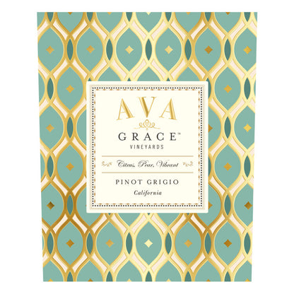 Ava Grace Vineyards Pinot Grigio California - 750ML - Front Label