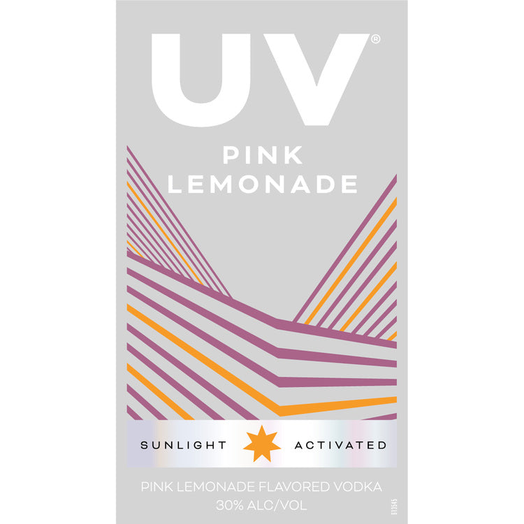 Uv Pink Lemonade Flavored Vodka 60 - 750ML - Front Label