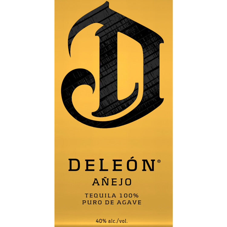 Deleon Tequila Anejo 80 - 750ML - Front Label