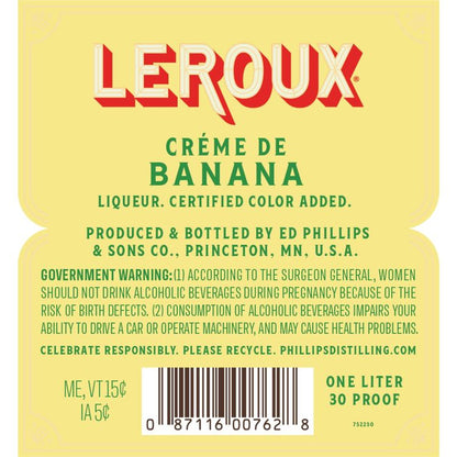 Leroux Creme De Banana 30 - 1.0L