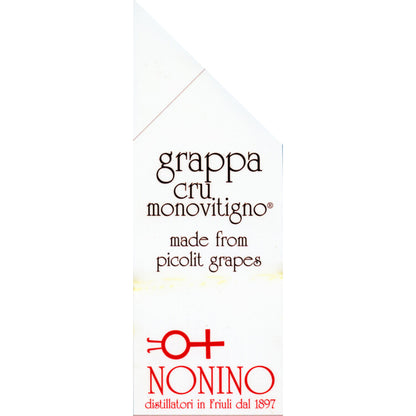 Nonino Grappa Cru Monovitigno Picolit 100 - 750ML