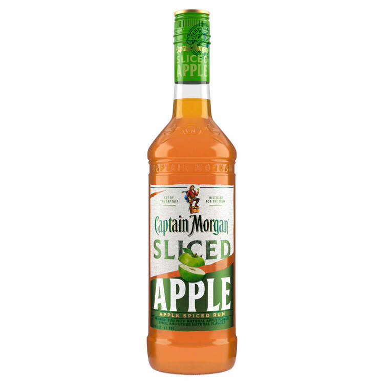 Captain Morgan Sliced Apple Spiced Rum 70 - 750ML - Front