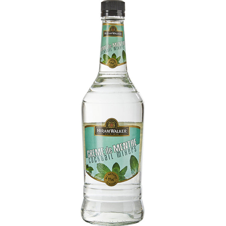 Hiram Walker Creme De Menthe White 30 - 750ML - Front