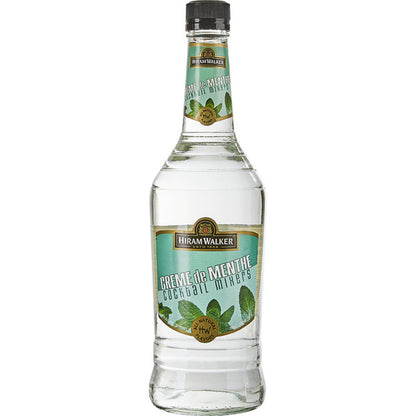 Hiram Walker Creme De Menthe White 30 - 750ML - Front