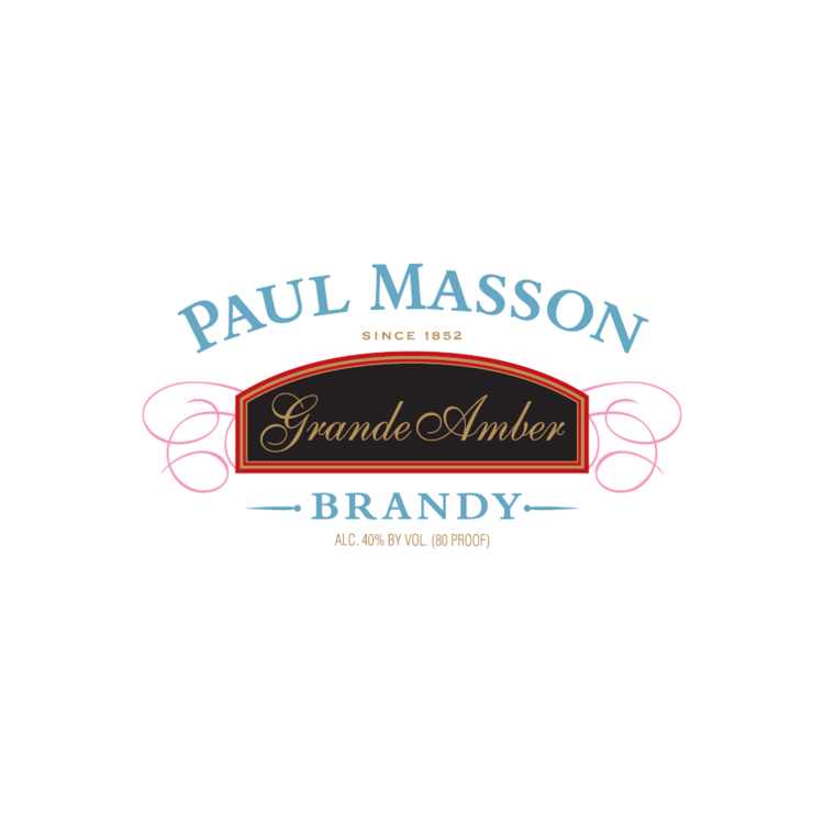 Paul Masson Brandy Grande Amber 80 - 750ML - Front Label