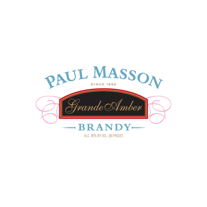 Paul Masson Brandy Grande Amber 80 - 750ML - Front Label