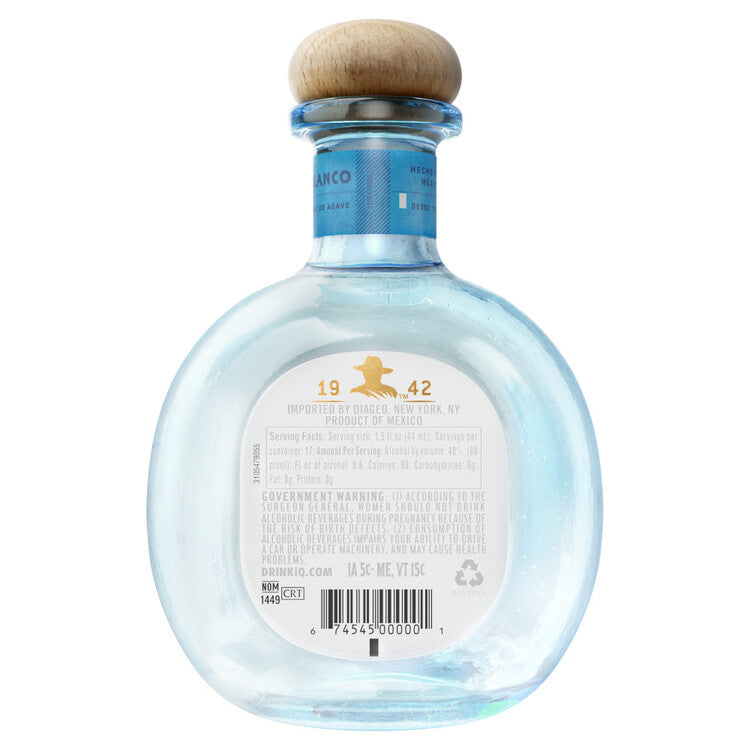 Don Julio Tequila Blanco 80 - 750ML - Back